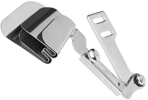 jojofuny Accesorio de Metal para Máquina de Coser Pequeña, Carpeta Overlock Doble Plegado de Tela, Fácil Instalación para Proyectos de Costura Profesionales