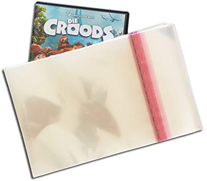 Protected DVD Schutzhüllen mit Verschluss (100 Stück)