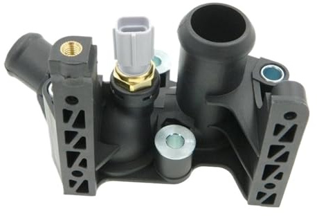 akddaf Flangia for acqua di raffreddamento dell'alloggiamento del termostato, adatta for Ford, Fiesta/Focus C-Max/Fusion alloggiamento del termostato del liquido di raffre