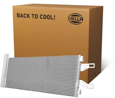 HELLA 8FC 366 220-591 Kondensator, Klimaanlage - Kühlrohre parallel