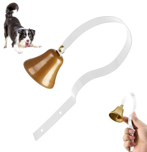 Campanello per Cani | Campanello da Porta in per Segnalare Bisogni,Giocattoli Sonori Vintage per Animali Domestici Tutte le Razze Cani Gatti Taglia Media e Grande Casa Interno Esterno Addestramento