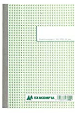 EXACOMPTA Lot de 10 Manifolds Quadrillé 5x5 148 mm x 210 mm 50 feuillets dupli Autocopiant