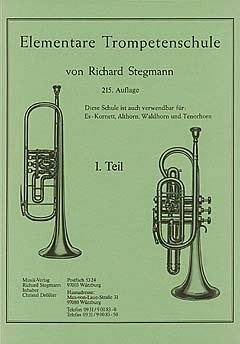 ELEMENTARE TROMPETENSCHULE 1 - arrangiert für Trompete [Noten / Sheetmusic] Komponist: STEGMANN RICHARD