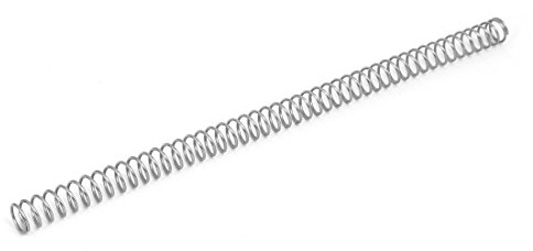 sourcing map 1,5mmx15mmx305mm 304 Edelstahl Druckfedern Silberfarben