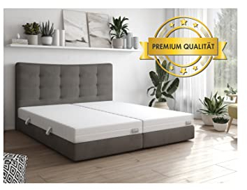 Traumnacht Basic 2 in 1 Duo - orthopädische 7- Zonen Kaltschaummatratze, Härtegrad 2 und 3, Öko-Tex zertifiziert, 120 x 200 cm, Höhe 15 cm, produziert nach deutschem Qualitätsstandard