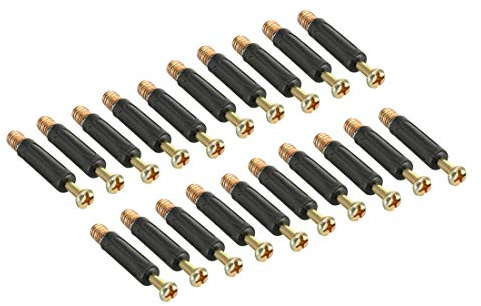 uxcell Furniture Connecting Fitting 6mm Dia Thread 40mm Length Bolts Screws Plastic Covered 20 Pcs