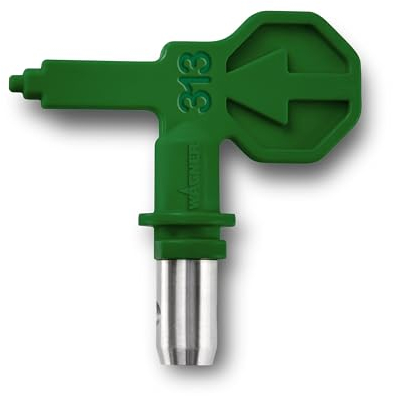 WAGNER Control Pro HEA Düse 313 für Control Pro Airless Farbsprühsysteme für Lasuren, Lackfarben, Öle und Trennmittel, < 55% weniger Sprühnebel, grün