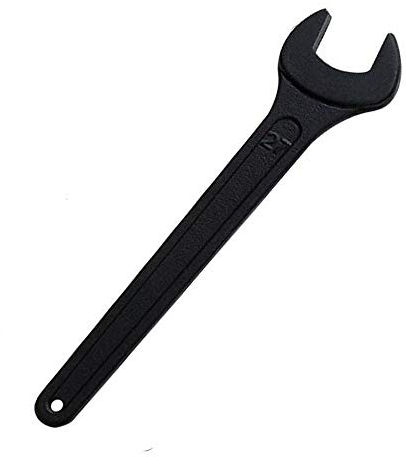 Klemmringschlüssel Powertool RSD Einmaulschlüssel, offenes Ende, flach, schwarz, 17 mm