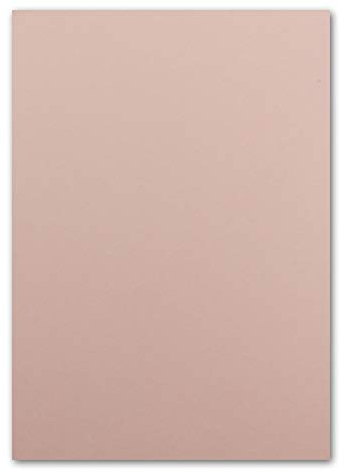 ARTOZ FLORETTA 50x DIN A4 Bogen - light rose - 200 g/m² - 29,7 x 21 cm - pastellfarbenes Papier zum Basteln & Drucken