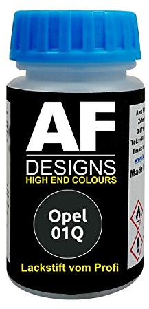Alex Flittner Designs Lackstift für Opel Carbon Flash metallic 01Q schnelltrocknend Tupflack Autolack