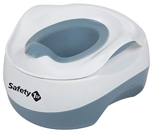 Safety 1st 3-in-1 Töpfchen, Kleinkinder Toiletten-Trainingssitz, Toilettenverkleinerer und Kinder Tritthocker in einem, nutzbar ab circa 18 Monate bis circa 4 Jahre, mehrfarbig 1.6 Kg