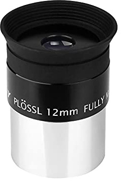 SVBONY SV131 Plossl Eyepiece 12mm 1.25” 48° FOV Eyepiece FMC Coating | for Observing Nebulae Star Clusters moon, Sharp Imaging, Filter Threaded, Metal Structure, Edge Blackening