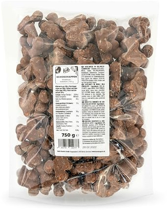 KoRo - Schokohappen Haselnuss-Vollmilch 750 g - Zum Naschen & Verschenken - Vegetarisch - 750 g-Vorteilspackung