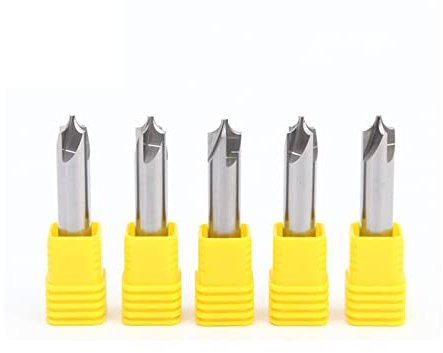 Xiaochen 1pcs CNC Chamfer Mill End Mill Carbide Coated Tungsten Steel Mill Chamfer End Mill (Cutting Edge Length : D10R4x60)