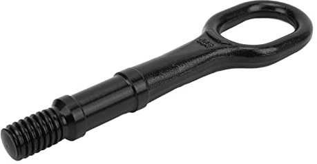 Ok 26 cm rosca M16, gancho de remolque negro para coche 1T0 805 615 A Heavy Duty Gancho de arrastre parachoques colgante anillo reemplazo para R32 Rabbit