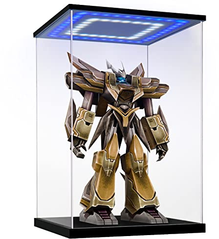 Acryl Vitrine / Schaukasten / Display Case für Modellautos, Figuren | mit LED Beleuchtung (25x25x30 cm)