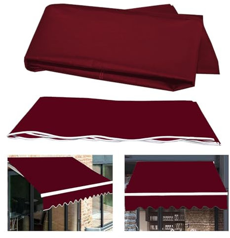 Tela para Toldos Exterior por Metros,Lona De Toldos,280g Resistente Al Agua Poliéster Lona Superior del Toldo para Porc,Tela De Repuesto para Toldo,Tela para Toldo Exterior,para Ventanas, Patio (Size