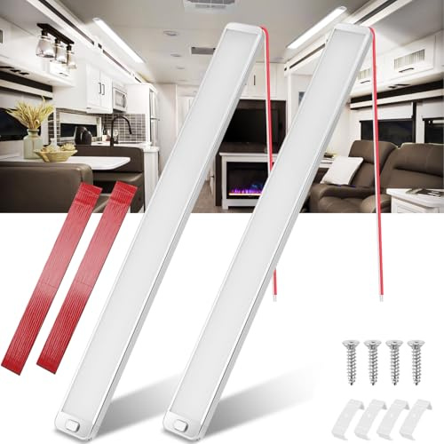 Thlevel 228LED Wohnmobil Innenleuchte Innenbeleuchtung 12V-85V 10W 1000Lm