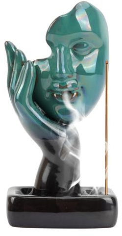 Contenitore per incenso a cascata, in ceramica, per la casa e l'ufficio, yoga, spa