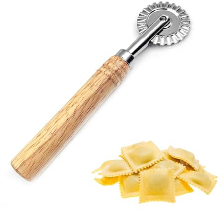 Pasta Cutter Wheel Ravioli Cutters Pasta Maker Ravioli Cutter Wheel Zinc Alloy Pastry Cutter Wheel Noodle Pizza Dumpling Ravioli Making Cutter for Kitchen