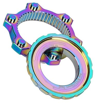 Fahrrad Center Lock Adapter mit Sicherungsring 6 Volt Scheibenbremse Rotor Adapter Hub Spacer Fahrradteile widerstehen
