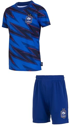 FFF Ensemble Maillot Short Collection Officielle Equipe de France de Football - 6 Ans