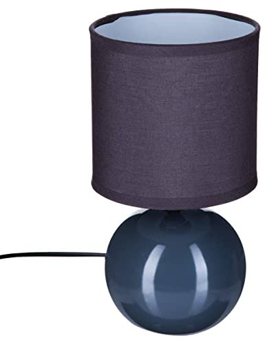 Atmosphera - Lampe Timeo grise - céramique H25 cm
