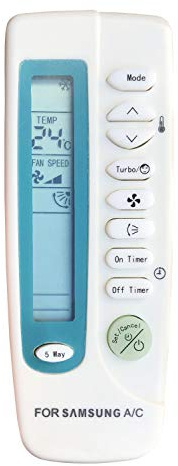Telecomando per climatizzatori Samsung serie ARH e ARC, condizionatori, pompe di calore e inverter.