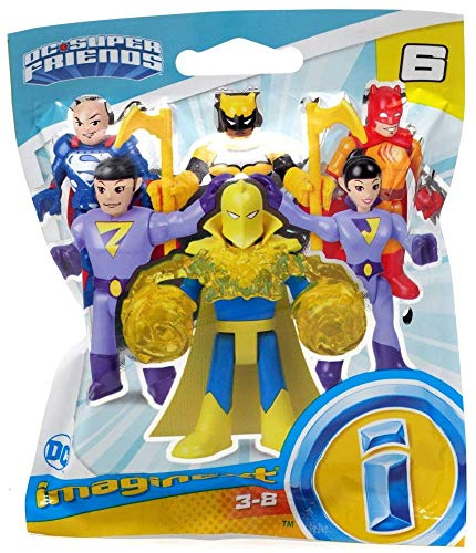 Mattel DMY00 DC Super Freunde Blindpack, je 1 Sammelfigur, zufällige Auswahl, Jungen (Die Verpackung kann variieren)