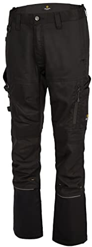 Hans Schäfer Workwear HSW Smart – Lange Arbeitshose für Herren – Modische Cargo-Bundhose mit Knietaschen und Cordura-Verstärkung – Stretch-Slim-Fit