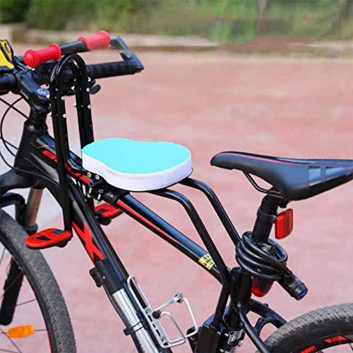 Honeyhouse Seggiolino Bicicletta Anteriore per Bambino | Pieghevole Sedile Seggiolino Anteriore con Braccioli e Pedale | per Bambini 2-6 Anni - Max 50KG