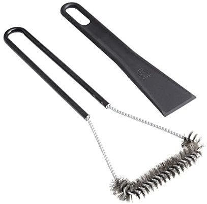 Morsø 2in1 Grill Cleaning Set - Stainless Steel Brush and Nylon Scraper