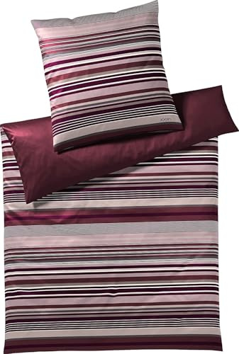 Joop! Bettwäsche Micro Lines deep Rose