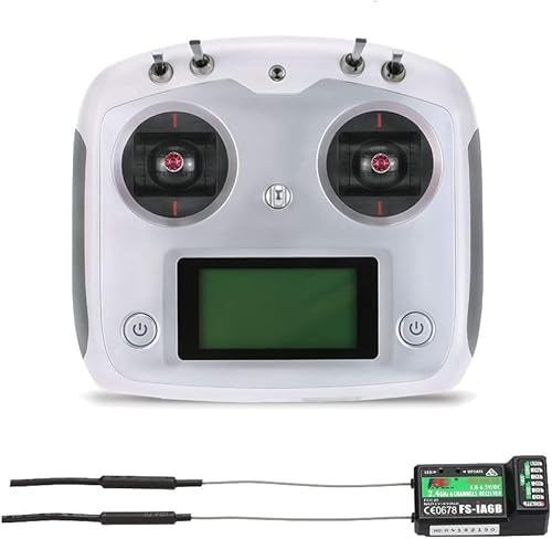 Yangers 2,4 GHz Funksender Empfänger Fernbedienung, Flysky FS I6S AFHDS 2A 10 K Sender + IA6B Empfängersystem für RC Rennwagen Hubschrauber Spielzeug Flugzeug Multirotoren, Drohnen Quadcopter