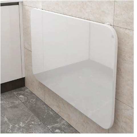 ZYYLIVR Klappbarer Wandtisch, Schwimmender Schreibtisch Tischplatte In Weiß, Klapptisch Esstisch Küchentisch, Wandklapptisch Mit Regal (Size : 30x40cm/11.8x15.7in)