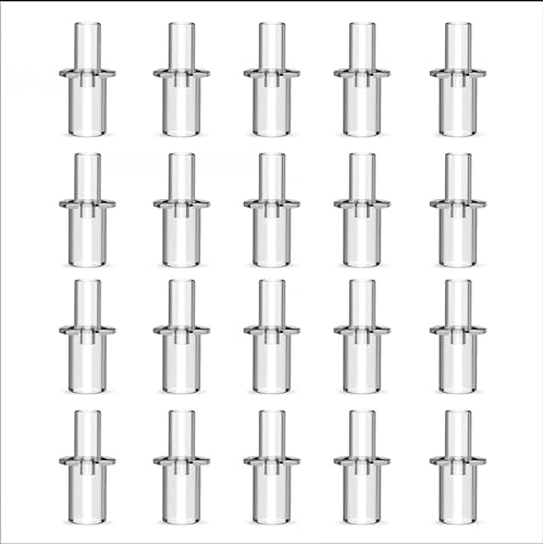 kungfuren 20 Pieces Breathalyser Replacement Mouthpieces - Clean Mouthpieces for kungfuren K99 Alcohol Tester, Hygienic Replaceable Mouthpiece