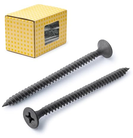 STRÜBER Schnellbauschrauben mit Senkkopf und PH2-Antrieb (3,5 x 45 mm / 500 Stück.) - phosphatierte Trockenbauschrauben - Gipskartonschrauben mit Feingewinde - Befestigung an Metallunterkonstrunktion