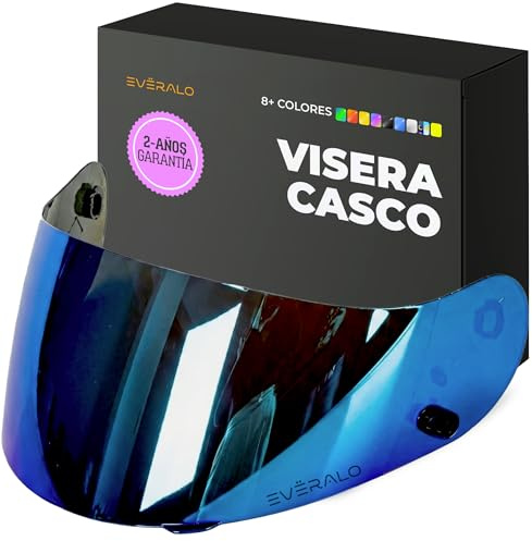 Everalo Helm Visier für HJC HJ09 - CS15 - FG15 - IS16 - TR1 - FS11 - CL15 | Kompatibel auch mit CL16 - CLSP - CLST - CL17 - CSR1 - FS10 - FS15 - AC12