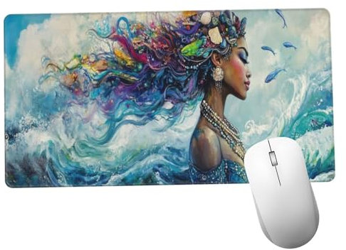 Colorido Alfombrilla Ratón 1400x600x3mm Alfombrilla Raton XXL con Base de Goma Antideslizante,Accesorios Gaming Belleza,Ordenador Gamer Regalos,Mouse Pad Gaming Mejora La Precisión Y La Velocida Y564