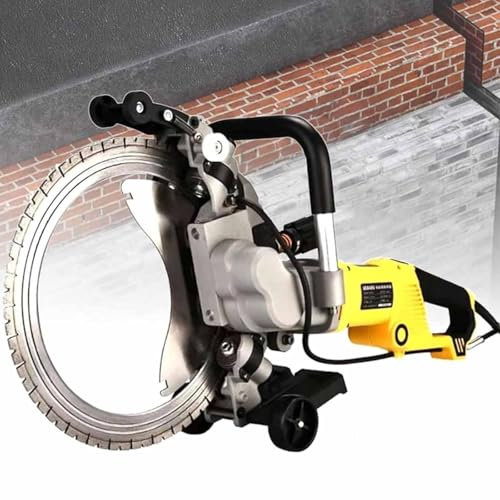ZenSeFarin 8000w Rozadoras Eléctricas Cortadora De Ranuras Pared Sierra Cortadora De Hormigón,Sierra De Disco Húmedo,Sierra Circular De Alta Potencia Profundidad Corte 290 Mm con Agua Bomba,1xblade