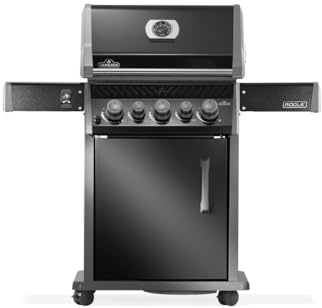 Napoleon Barbecue à gaz Rogue 425 RB 3 brûleurs + 1 réchaud latéral + 1 brûleur rôtissoire