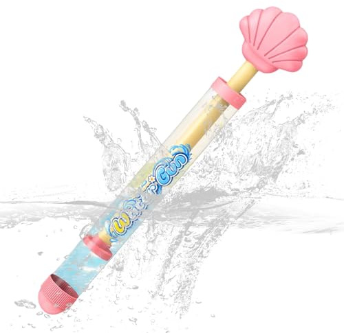 Pistola ad acqua – Pistola ad acqua grande volume per bambini, giocattolo divertente estraibile con design colorato per attività estive e in giardino