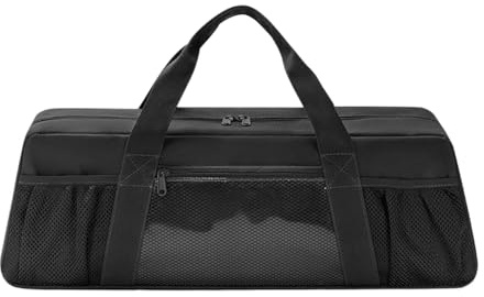 Renopfect Contenitore per utensili da barbecue, borsa per griglia 56 x 16,5 x 18,3 cm | valigetta portatile con manici ergonomici per barbecue all'aperto