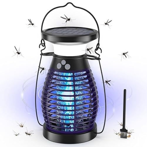 Insektenvernichter Elektrisch, Tragbare Mückenfalle Elektrischer Fliegenfalle Innen Moskito Killer Lampe USB Mückenlampe Aussen Insektenfalle Moskitoschutz für Haus Garten Camping