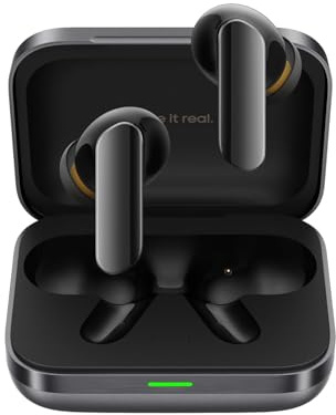 realme Buds Air 7 Pro | Dual‑Driver ANC Earbuds | AI Live Translator | Aircraft‑Grade Aluminum Build | IP55 Water‑Resistant (Metallic Grey)