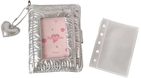 Minimalists - Album fotografico da 7,6 cm, con inserti rimovibili, tascabili, 5 anelli, raccoglitore per foto, ideale per viaggi