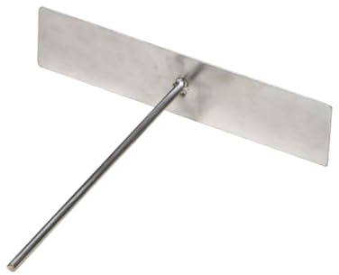 POPETPOP Espátula de Acero Inoxidable para Crepes Grande Herramienta Ligera para Esparcir Masa Sartén Utensilio de Cocina Resistente y Pulido para Tortitas y Omelettes Caseros