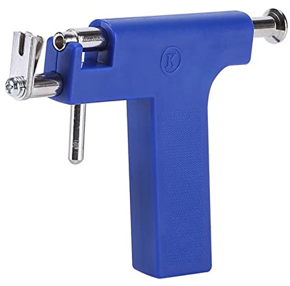 KIMISS Self Ear Piercing Gun Kit Professionellt Smärtfritt Kroppsverktygsset med 98PCS öronstift Small Mirror Marker - Säker öronpiercing - Skönhet och Vård/Personlig Vård