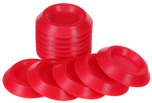 MERRYHAPY 12 Ciotole per Alimentazione Insetti e Scarafaggi in Plastica Resistente, Mangiatoie Salvaspazio per Terrari Piccoli Animali, Contenitori per Cibo e Acqua Rettili e Grilli