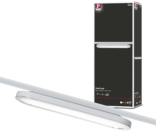 Paulmann 95320 URail System LED Panel Loop 7W Weiß/Chrom 230V Alu/Kunststoff